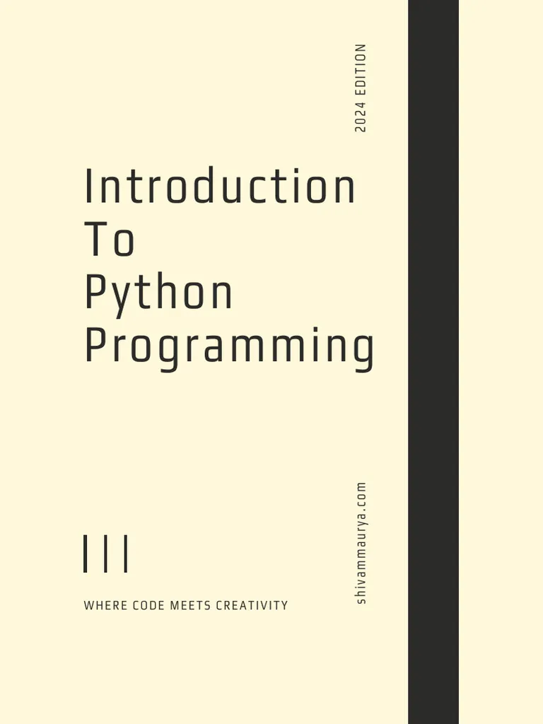 Introduction to Python